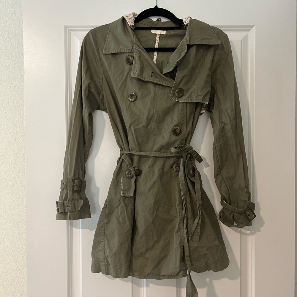 Free bird trench coat